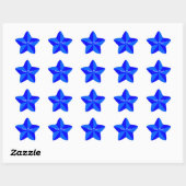Blue Star Shape Sticker (Blatt)