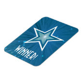 Blue Star 'Sieger' flexibler Magnet (Linke Seite)