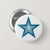 Blue Star-Taste weiß Button (Vorne & Hinten)