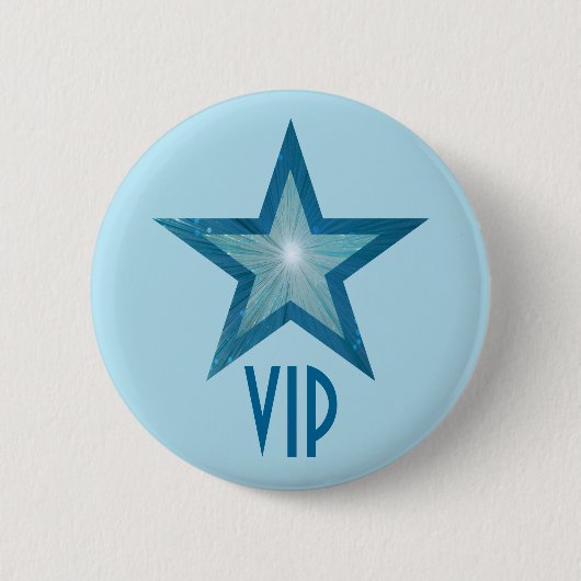 Blue Star "VIP"-Taste blass blau Button (Vorderseite)