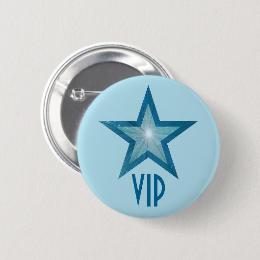 Blue Star "VIP"-Taste blass blau Button (Vorne & Hinten)