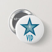 Blue Star "VIP"-Taste weiß Button (Vorne & Hinten)