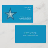 Blue Star Visitenkarte (Vorne/Hinten)