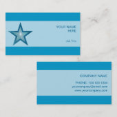 Blue Star Visitenkarte (Vorne/Hinten)