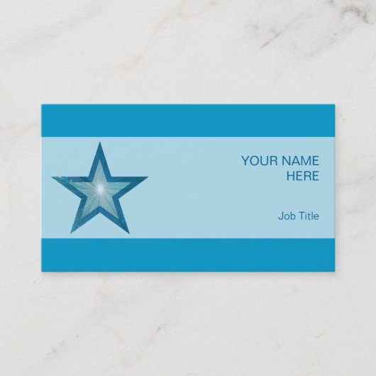 Blue Star Visitenkarte (Vorderseite)