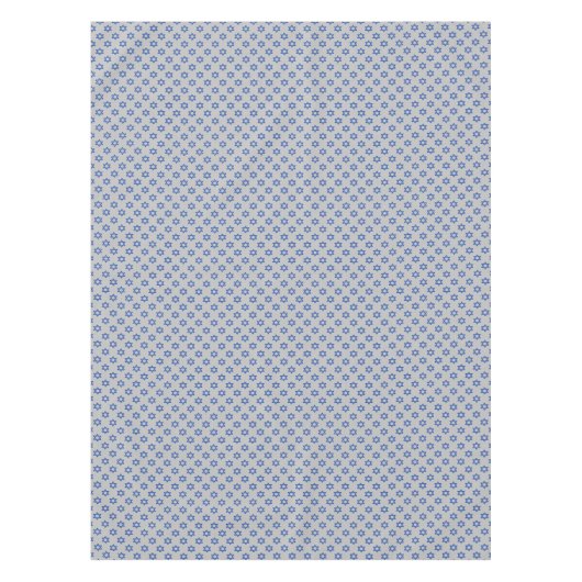 Blue Star von David auf Matte Silver Tischdecke (Vorderseite)