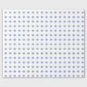 Blue Star von David auf White Geschenkpapier (Flach)