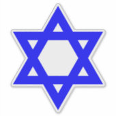 Blue Star von David Aufkleber (Vorderseite)