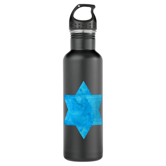 Blue Star von David Edelstahlflasche (Vorderseite)