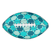 Blue Star von David Optical Illusion Pattern Football (Vorderseite)