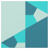 Blue Star von David Optical Illusion Pattern Stoff (Nahaufnahme)