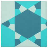 Blue Star von David Optical Illusion Pattern Stoff (Muster)