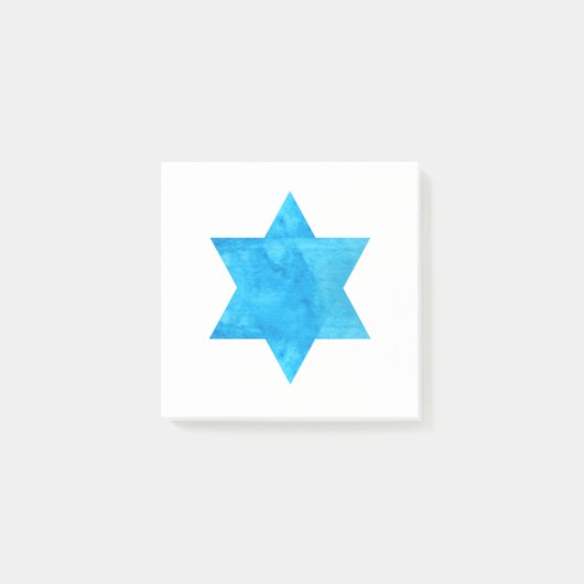 Blue Star von David Post-it Klebezettel (Vorderseite)