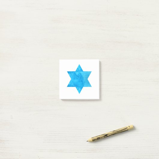 Blue Star von David Post-it Klebezettel (Auf Schreibtisch)