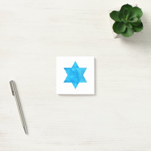 Blue Star von David Post-it Klebezettel (Büro)