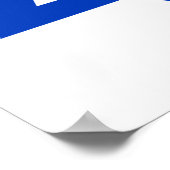 Blue Star von David Poster (Ecke)