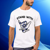 Blue Star von David, Stand mit Israel T-Shirt