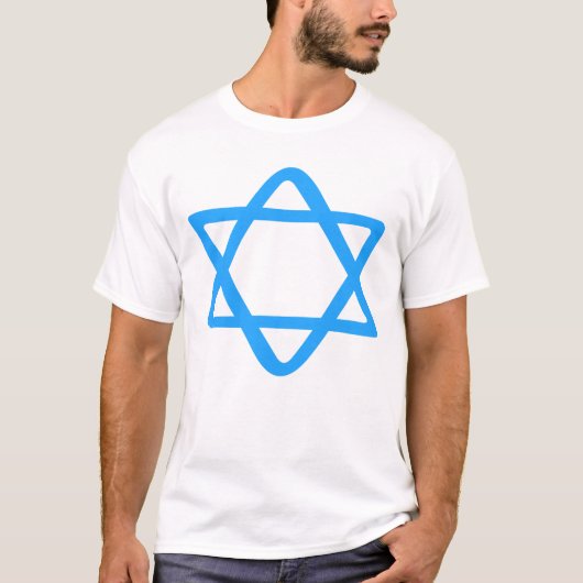 Blue Star von David T-Shirt (Vorderseite)