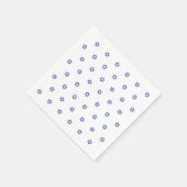 Blue Star von David White Serviette (Ecke)