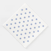 Blue Star von David White Serviette (Ecke)