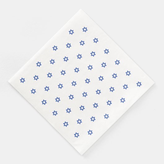 Blue Star von David White Serviette (Ecke)