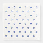 Blue Star von David White Serviette (Vorderseite)