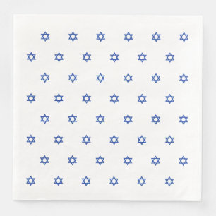 Blue Star von David White Serviette