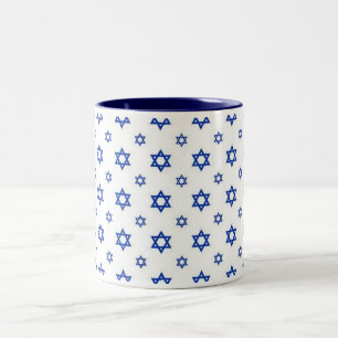Blue Star von David Zweifarbige Tasse