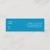 Blue Star White Line Visitenkarte Blue Skinny (Rückseite)