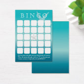 Blue Starfish 5x5 Brautparty Bingokarte (Schreibtisch)