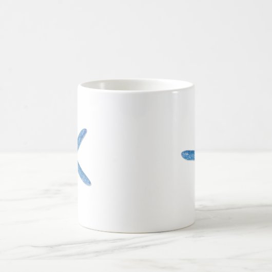 Blue Starfish Kaffeetasse (Mittel)