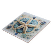 Blue Starfish Mediterranean Beach Theme Fliese (Seite)
