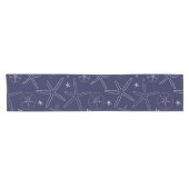 Blue Starfish & Sand Dollar Table Runner Kurzer Tischläufer (Horizontal)