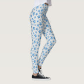 Blue Starfish Summer Beach Wasserküste Leggings (Rechts)