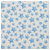 Blue Starfish Summer Beach Wasserküste Stoff (Muster)