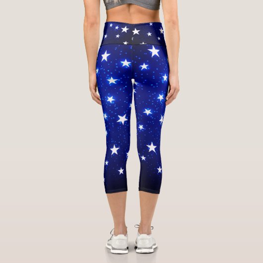 Blue Stargazer Capri Leggings (Rückseite)