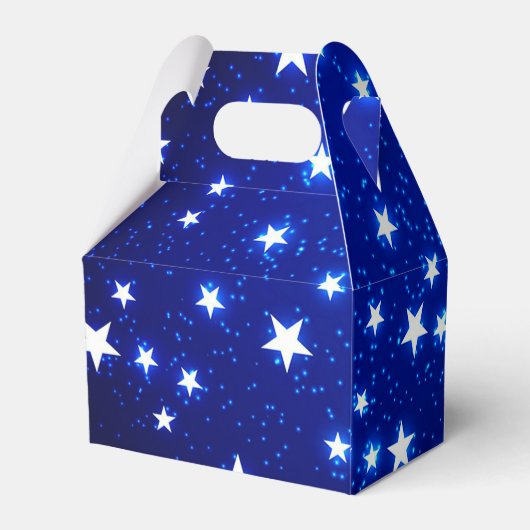 Blue Stargazer Gable Geschenkschachtel (Rückseite)