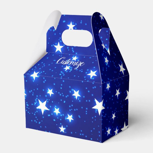 Blue Stargazer Gable Geschenkschachtel (Vorderseite)