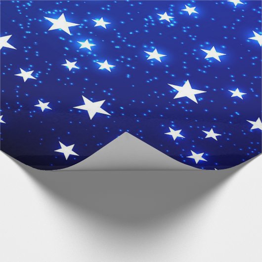 Blue Stargazer Geschenkpapier (Ecke)