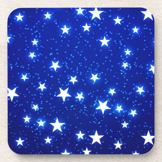 Blue Stargazer Getränkeuntersetzer (Vorderseite)