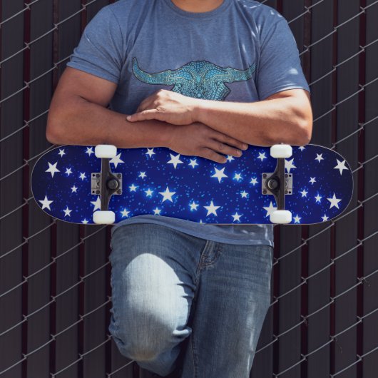 Blue Stargazer Skateboard (Außenbereich 3)