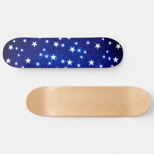 Blue Stargazer Skateboard (Horizontal)