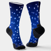 Blue Stargazer Socken (Gewinkelt)
