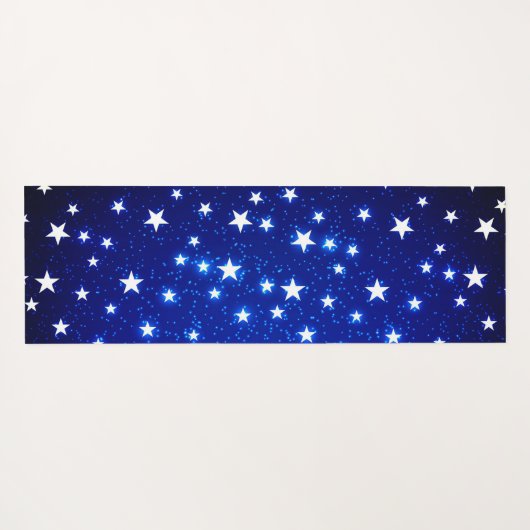 Blue Stargazer Yogamatte (Rückseite (Horizontal))