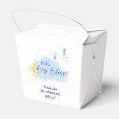 Blue Starlit Baby Boy Bliss Stork Special Delivery Geschenkschachtel (Rückseite)