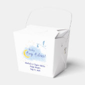 Blue Starlit Baby Boy Bliss Stork Special Delivery Geschenkschachtel (Vorderseite)