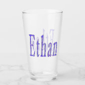 Blue Starry Ethan Name, Glas (Vorderseite)