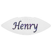 Blue Starry Henry Name, Football (Panel)