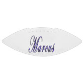Blue Starry Marcus Name Logo, Football (Panel)