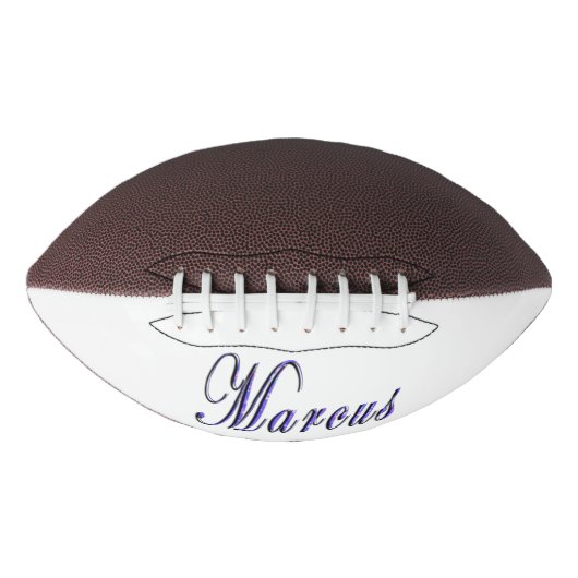 Blue Starry Marcus Name Logo, Football (Vorderseite)